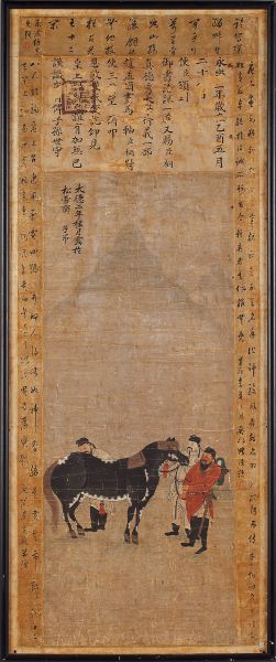 Chinese Painting of a Horse with