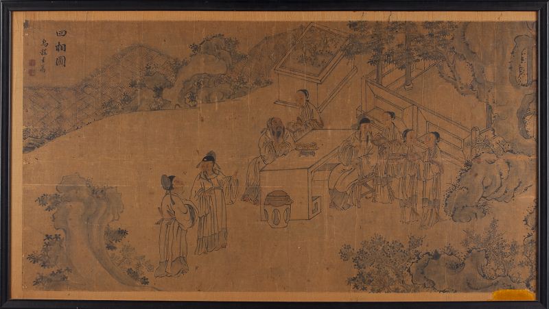 Chinese School Paintingink on silk 15bb67