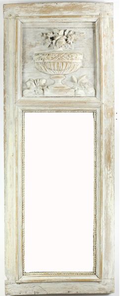 Architectural Wall Mirrora white-washed