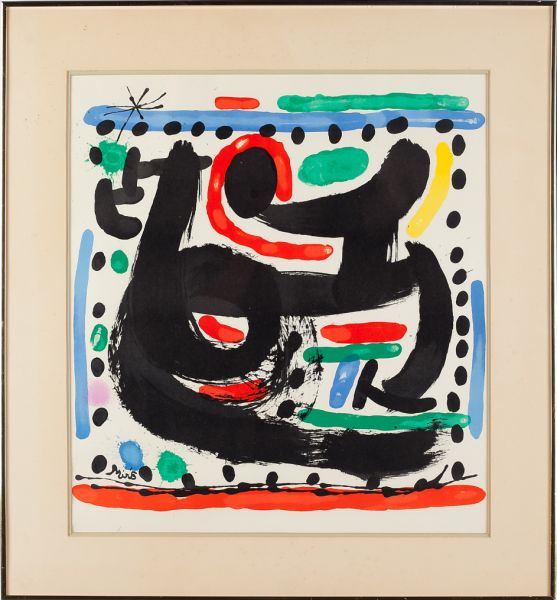 Joan Miro Sp 1893 1983 Lithographsigned 15bbd4