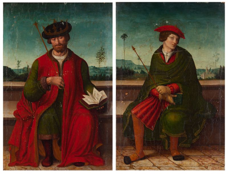 Pair of Italian Old Master Paintings 15bbe0