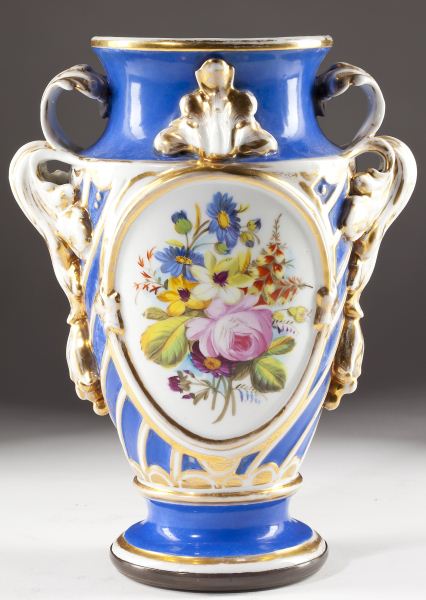 Paris Porcelain Mantel Vasecirca 1860