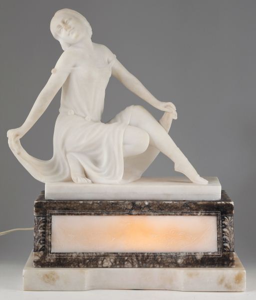 Art Deco Italian Marble Sculptureunsigned