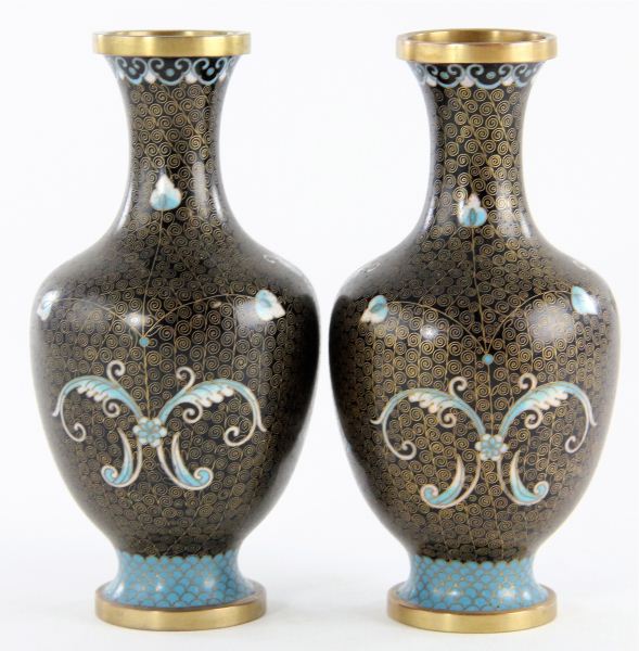 Pair of Chinese Cloisonne Cabinet 15bc5a