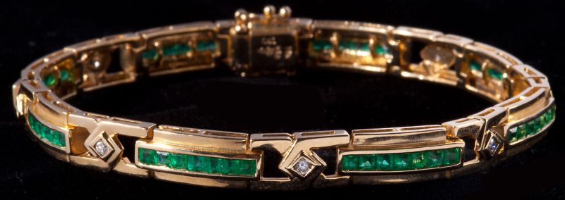 Emerald and Diamond Braceletdesigned 15bc6f