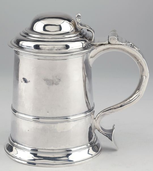 George II Silver TankardLondon 15bcd7