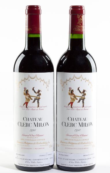 Chateau Clerc-MilonPauillac19982 bottles2