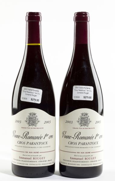 Vosne-RomaneeEmmanuel Rouget Cros Parantoux20032