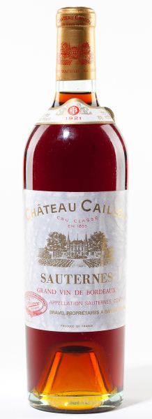 Chateau CaillouSauternes19211 bottlebn