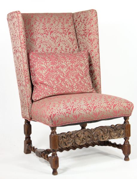 Jacobean Revival Wing Chairattractive 15bddd
