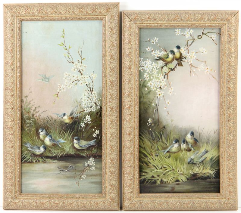 Pair of Victorian Panel Paintingsboth 15bdee