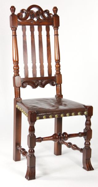Pug Moore Jacobean Style Side Chairpierced