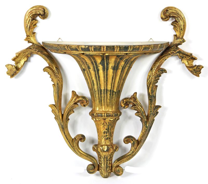 Gilt Leaf Grecian Style Wall Bracket20th 15be5d