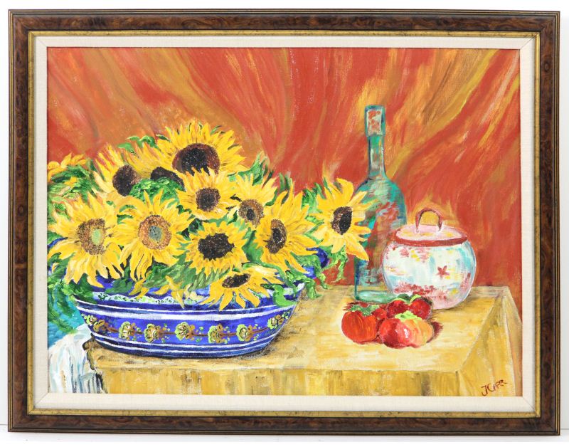 J Carr NC Still Life with Sunflowersoil 15be9b