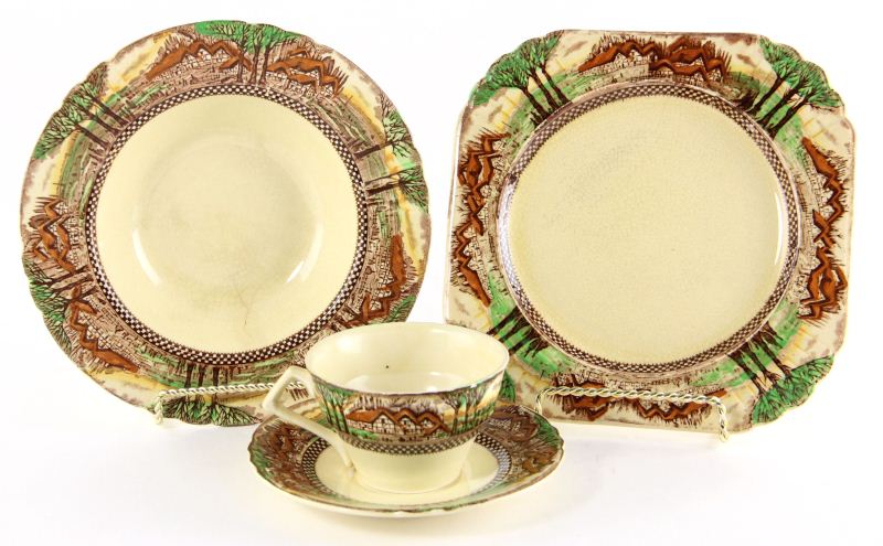 English Luncheon Set circa 1930 25  15bec5