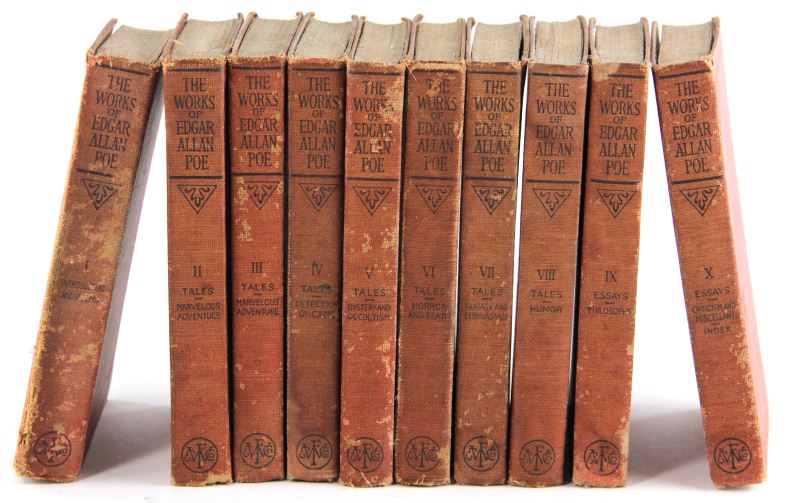 Ten Volumes The Works of Edgar 15bf17
