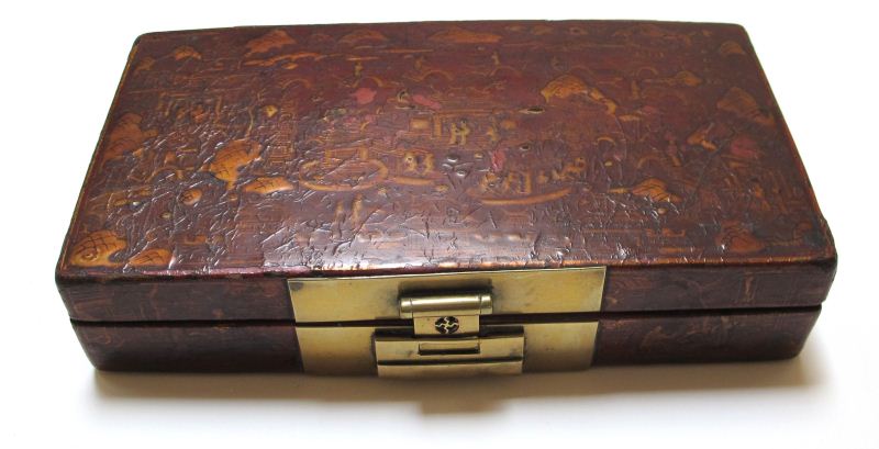 Japanese Lacquered Boxdecorated 15bf4d