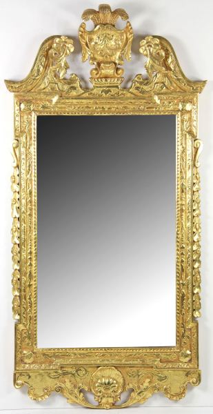 Chippendale Style Gilded Wall Mirror20th