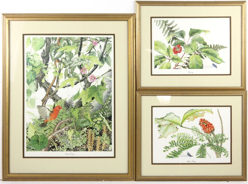 Three Signed Prints by Sallie Middletontitles