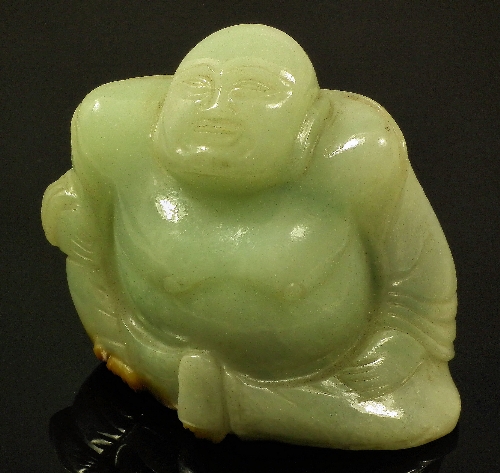 A Chinese jadeite carving of the