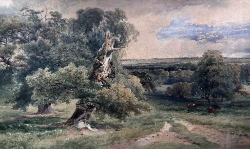 David Cox 1783 1859 Watercolour 15c054