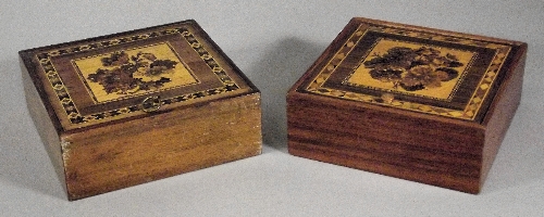 Two late Victorian rosewood and