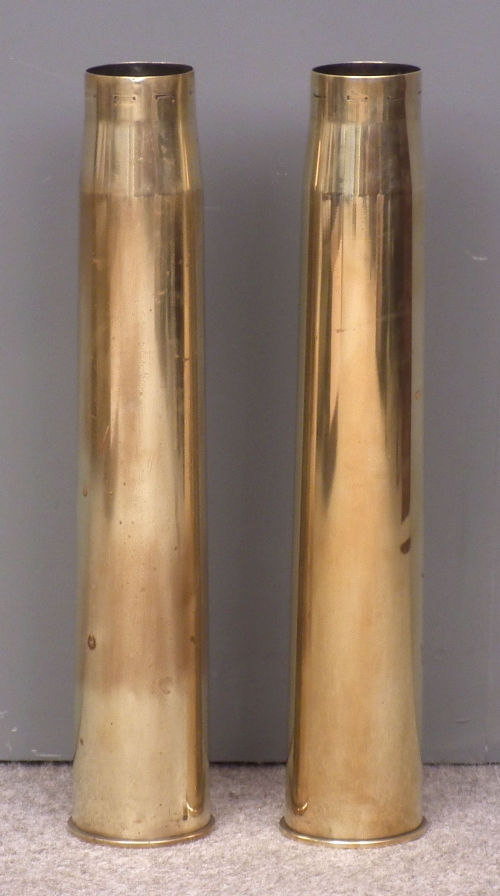 A pair of Second World War brass