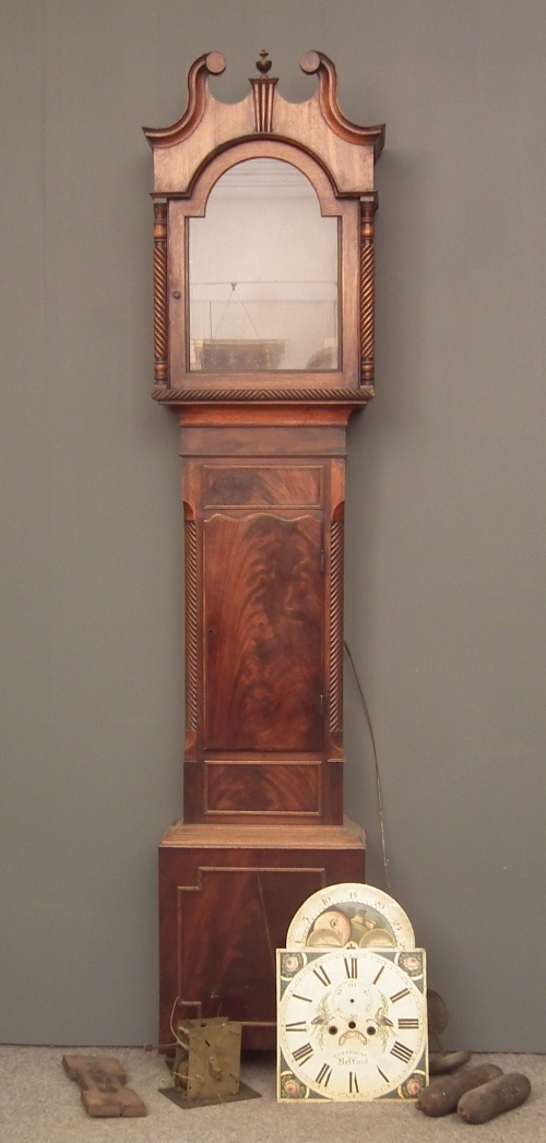 A 19th Century mahogany longcase 15c1a1