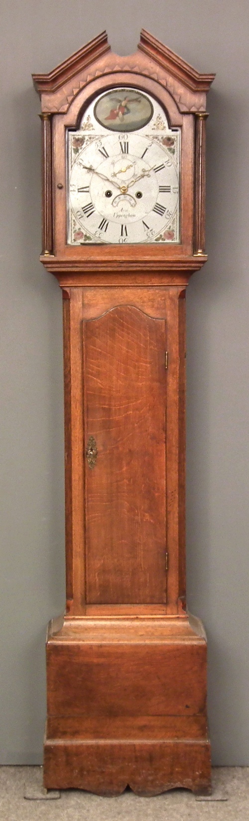 A late 18th Century oak longcase 15c1a2