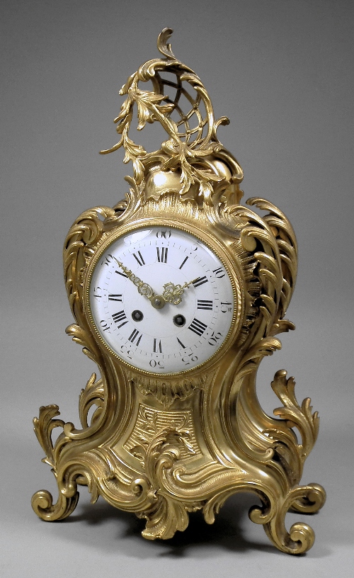 A 19th Century French ormolu cased