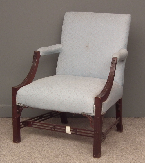 A mahogany Gainsborough armchair 15c1b3