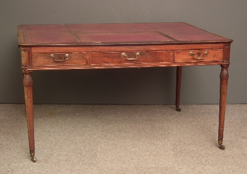 A George IV mahogany library table 15c1c6