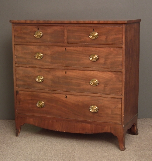 A late Georgian figured mahogany