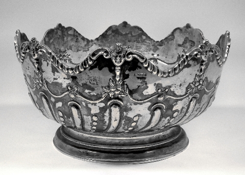 A late Victorian silver circular