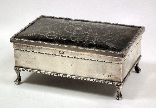 A George V silver and tortoiseshell 15c22f