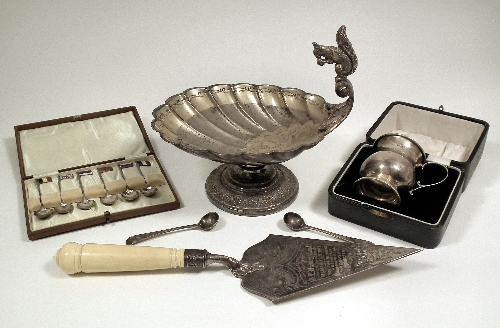 A late Victorian plated presentation 15c25a