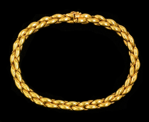 A modern Cartier 18ct gold wheat 15c284