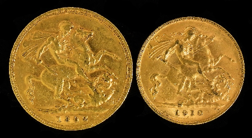 An Edward VII 1902 Sovereign fair  15c29a