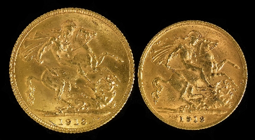 A George V 1913 Sovereign (fine)