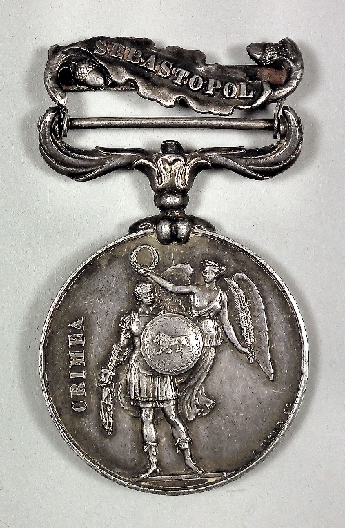 A Victoria Crimea medal with single