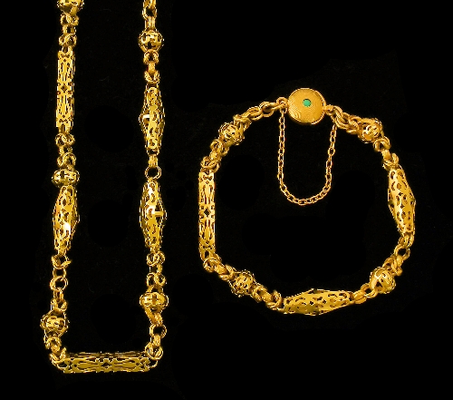 An early 20th Century gold coloured 15c2ac