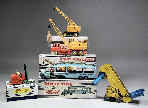 Three Dinky Toys diecast model commercial