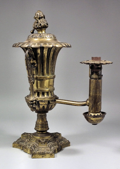 A George IV gilt brass Colza oil