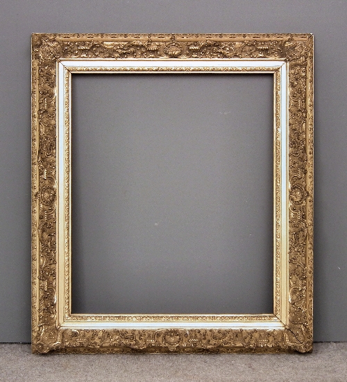 A 19th Century gilt rectangular