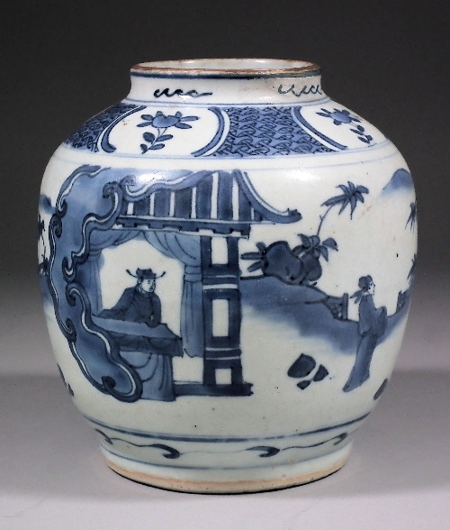A Chinese blue and white porcelain 15c388
