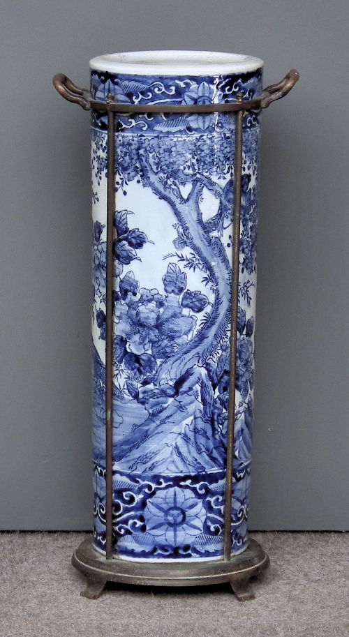 A Japanese blue and white porcelain