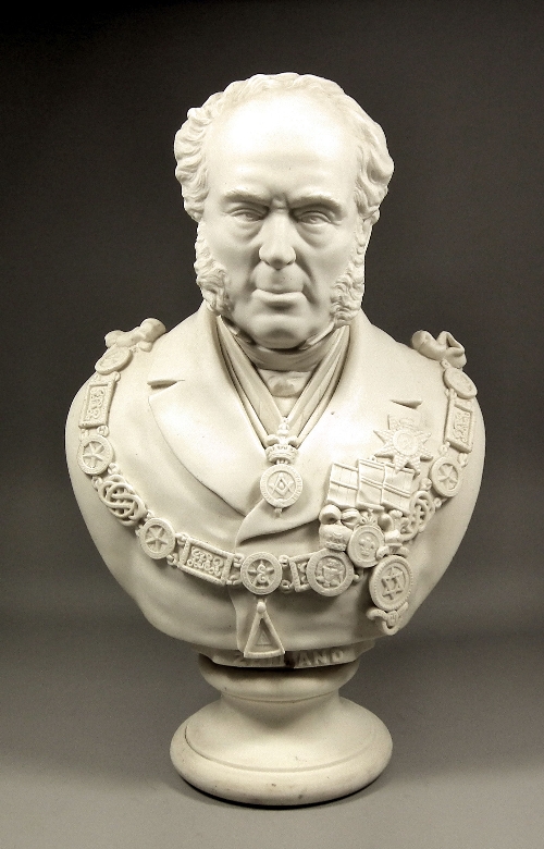 A Wedgwood Parianware bust - Thomas