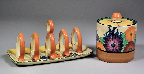 A Clarice Cliff Bizarre pottery 15c40f