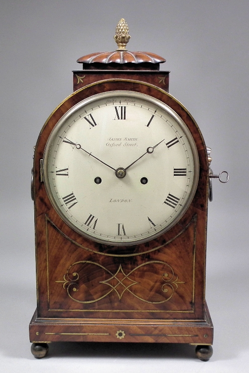 A late George III mahogany cased mantel