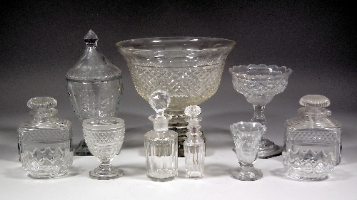 A heavy slice and diamond cut glass 15c41d